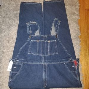 NWT flannel insulated jean overalls